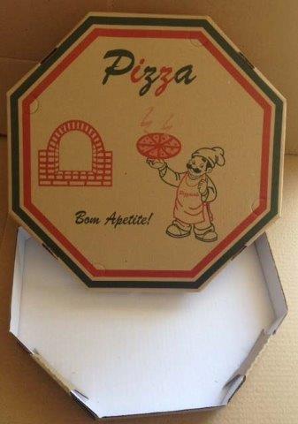 Corte vinco caixa de pizza